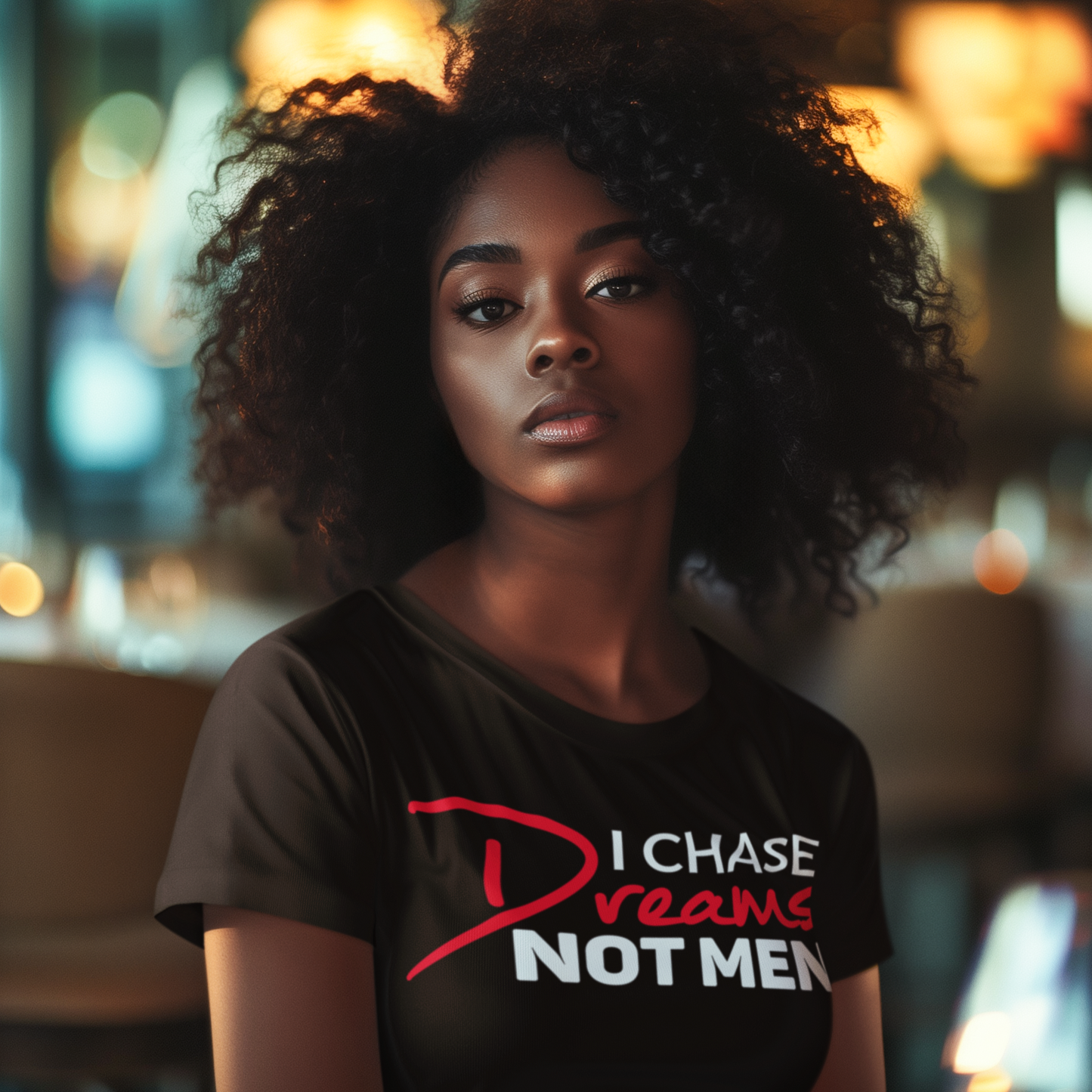 Chase Dreams, Not Men Tee